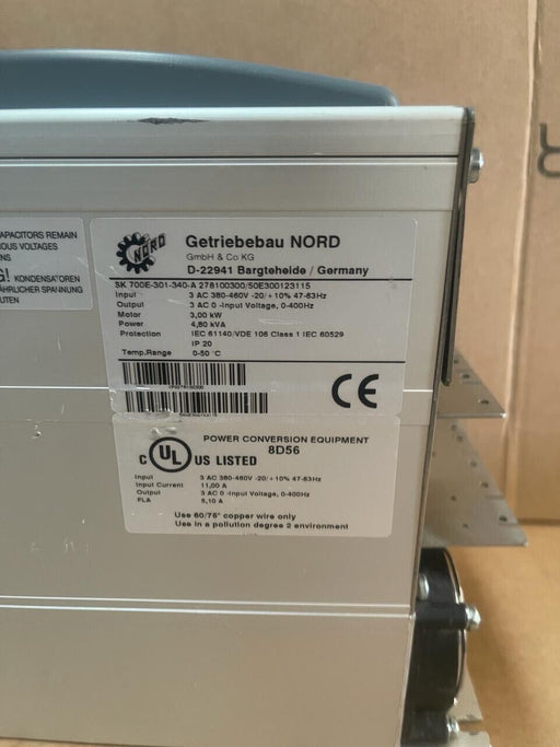 Getriebebau NORDAC - SK 700E-301-340-A - 3kW 380-460V AC Speed Drive