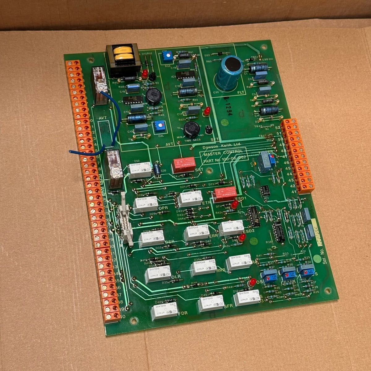 Dawson Keith Ltd – 100-06-062 – Master Control Relay PCB — VOLTWERK Handel