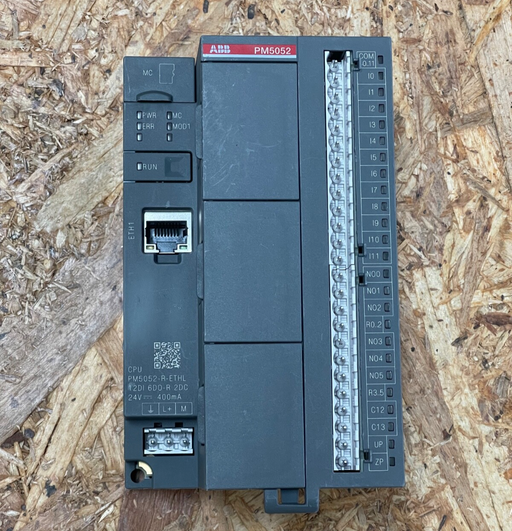ABB – PM5052‑R‑ETH (1SAP124100R0472/R0474) – AC500‑eCo CPU, 4 MB, Ethernet