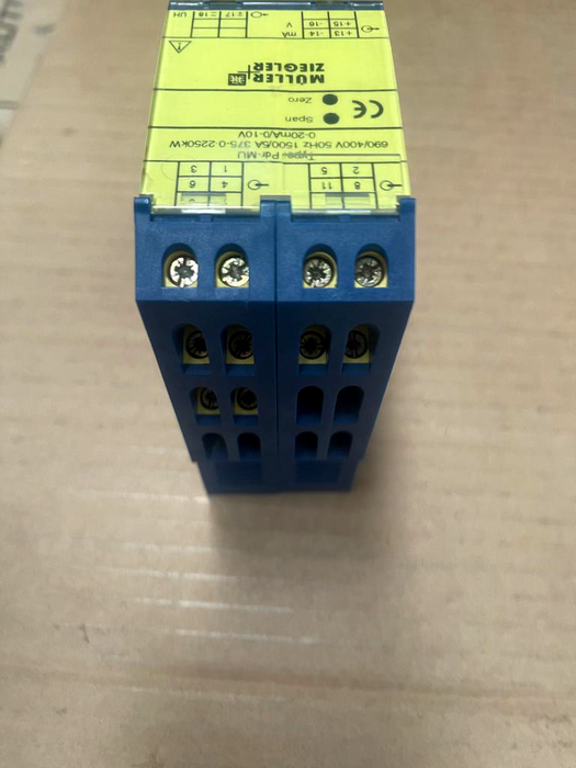 MÜLLER ZIEGLER PDR-MU 690/400V 50Hz 1500/5A 375-0 2250kW 0-20mA/0-10V