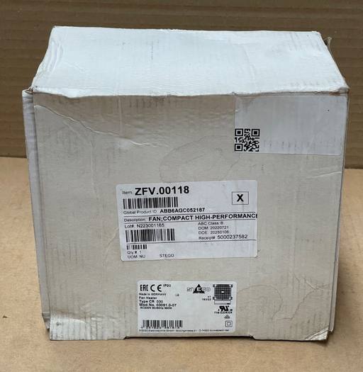 Stego – 03051.0‑07 – CR 030 Industrial Enclosure Foot‑Mount Fan Heater 950W 230V