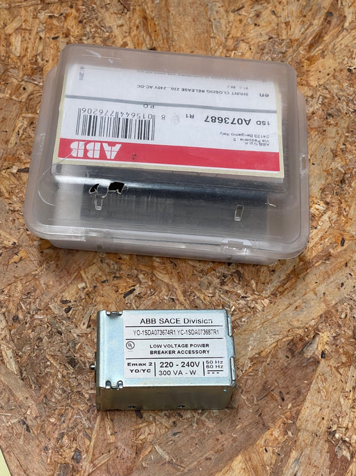 ABB – 1SDA073687R1 – YC E1.2..E6.2‑XT7M Shunt Closing Release 220‑240 V AC/DC