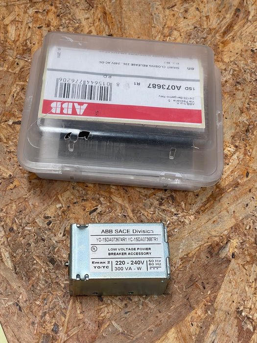 ABB – 1SDA073687R1 – YC E1.2..E6.2‑XT7M Shunt Closing Release 220‑240 V AC/DC