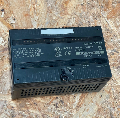 GE Fanuc – IC200ALG326C – VersaMax 8‑Channel 13‑Bit Current Analog Output