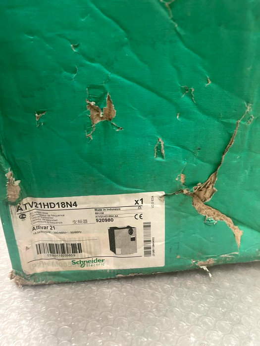 Schneider Electric Altivar 21 ATV21HD18N4 AC Speed Drive 18,5kW/25HP - 380V/480V