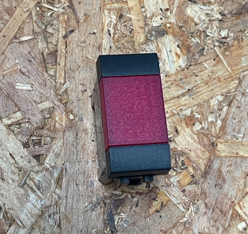 BTicino – L4371R – LivingLight Anthracite 1‑Module Red Indicator Lamp Holder