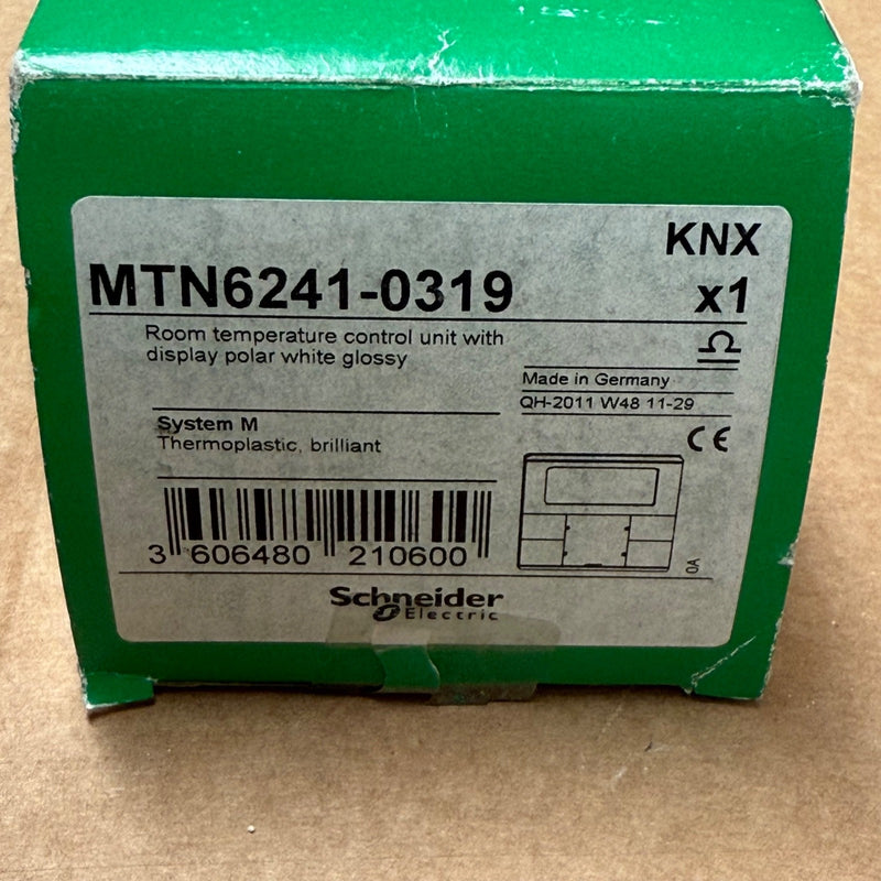 Schneider Electric – MTN6241‑0319 – KNX Room Temperature Controller w/ Display