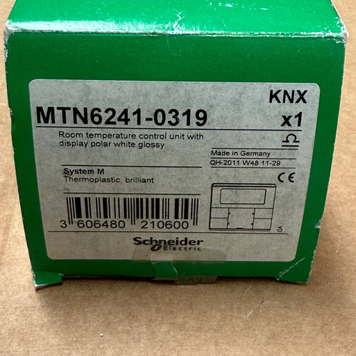 Schneider Electric – MTN6241‑0319 – KNX Room Temperature Controller w/ Display