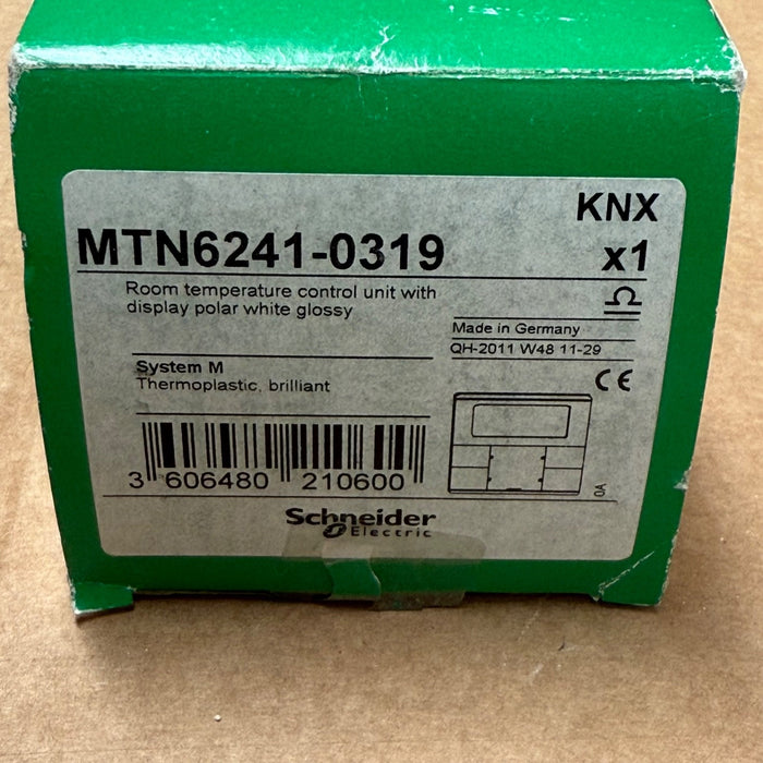 Schneider Electric – MTN6241‑0319 – KNX Room Temperature Controller w/ Display