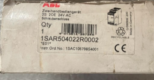 ABB, 1SAR504022R0002, 2S 20E 24V AC