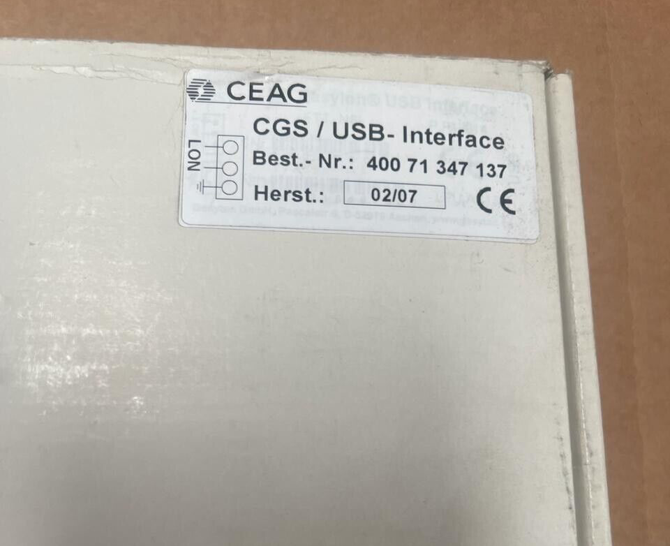 Ceag Software CEAG - 400 71 347 137 - CGS / USB- Interface - OPC - Key CGVision ...