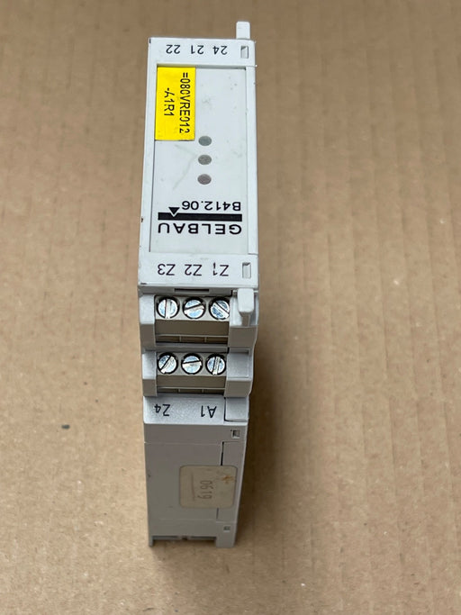 Gelbau – B412.06 – DIN‑Rail Safety/Control Relay Module 24 V DC