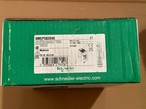Schneider Electric Modicon BMEP582040 M580 Processor Level 2 for D&R IOs