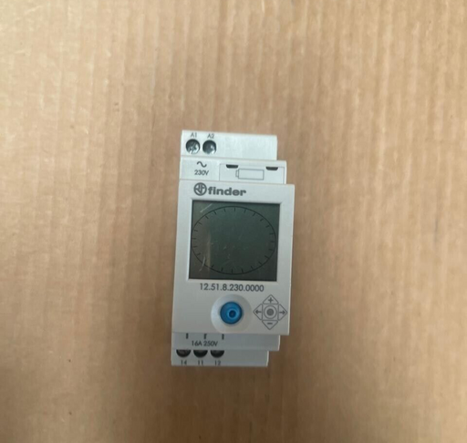 Finder - 12.51.8.230.0000 - Digital Time Switch, SPDT, 16A, 110-230V AC/DC