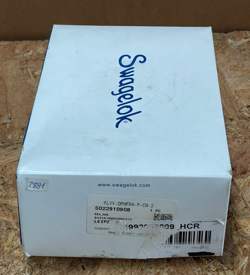 Swagelok - 6LVV-DPHFR4-P-CM-2 - UHP Diaphragm Valve, 1/4” Female VCR