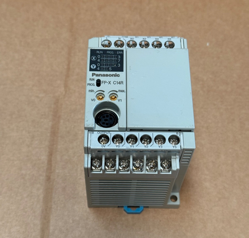 Panasonic – AFPX‑C14R – FP‑X Series Compact PLC, 8 DI / 6 Relay DO, 100–240 VAC