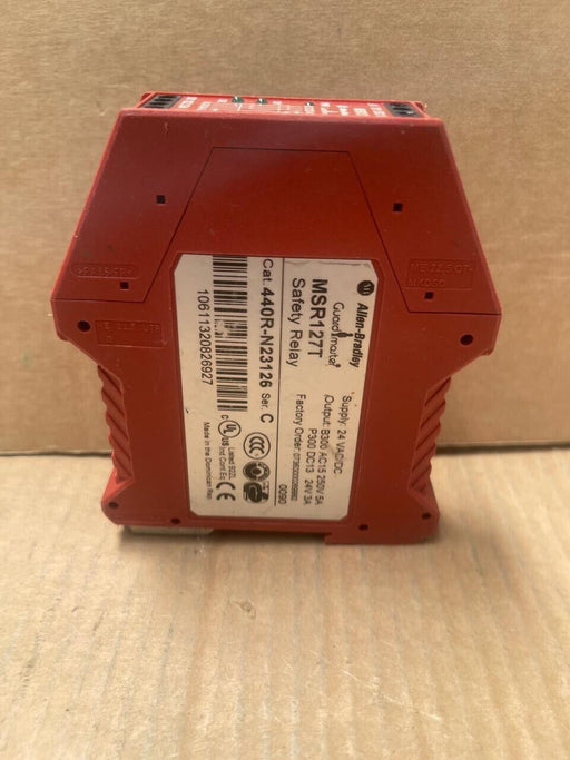 Allen-Bradley - MSR127T - Guardmaster Safety Relay, 24V AC/DC, 3NO/1NC Outputs