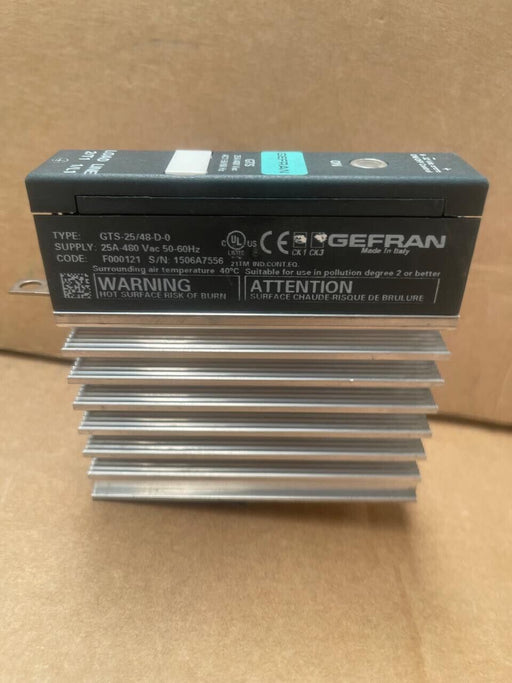 Gefran - GTS-25/48-D-0 - 25A 480V AC Solid State Relay