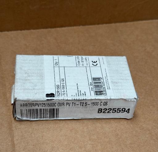 ABB – OVR PV T1‑T2 5‑1500 C QS (2CTB812052R1500) – 1+N DC Surge Arrester, 1500 V
