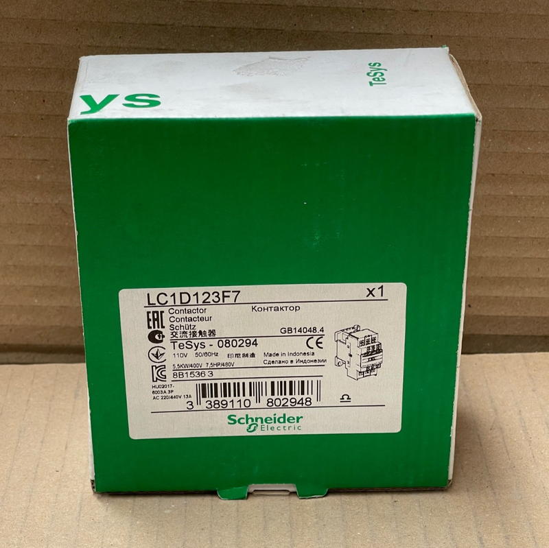 Schneider Electric – LC1D123F7 – 3‑Pole Contactor 25 A 230 V Coil