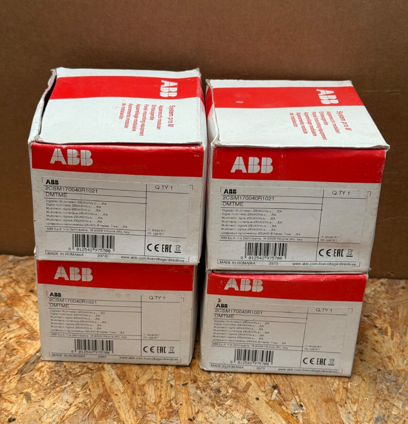 ABB – 2CSM170040R1021 (DMTME) – 96 × 96 mm Panel Multimeter with RS‑485 Modbus