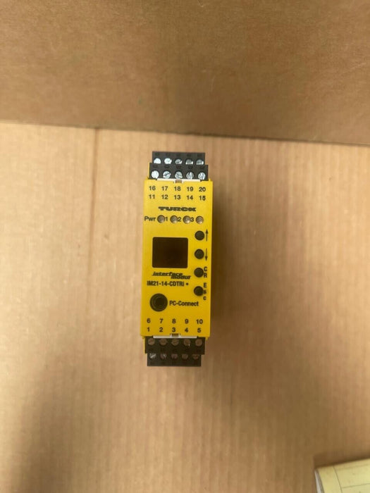 Turck - IM21-14-CDTRi - 1-Channel Rotation Speed Monitor, 0.06–600,000 RPM Range