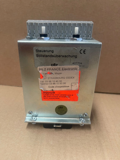Pilz – 407704 – Standstill-Monitoring Relay (Standstill Monitor)