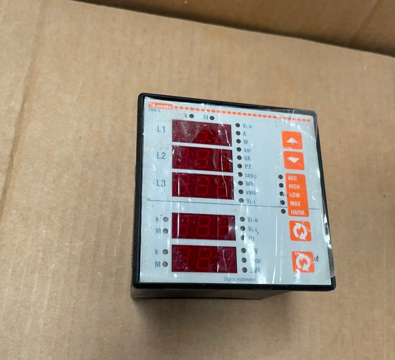 Lovato – DMK32 – Flush‑Mount LED Multimeter / Power Analyzer (RS‑485, 96×96 mm)