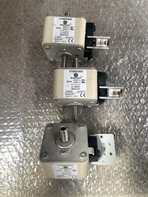 Eaton Bussmann 170M5460 Fuse 500A 690V 700V 2BKN/50