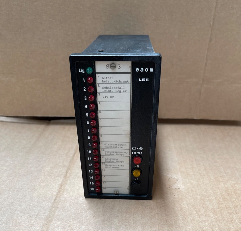 EAO – LSE16-611.710 – 16-Channel Alarm Indicator Panel 24 V DC