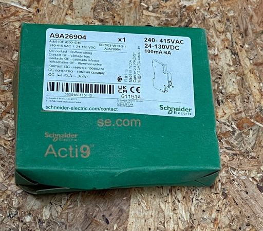 Schneider Electric - A9A26904 - Acti9 iOF Auxiliary Contact 1 C/O 24–415VAC/DC