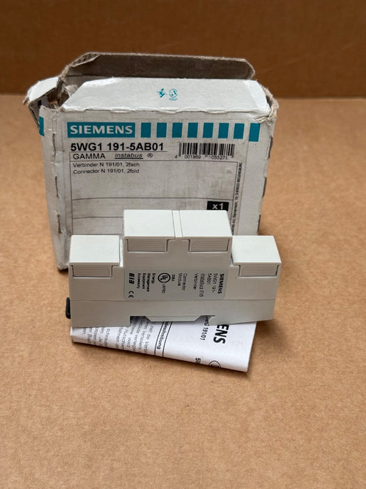 Siemens – 5WG1191‑5AB01 – REG 191/01 Dual-Bus KNX/EIB Rail Connector