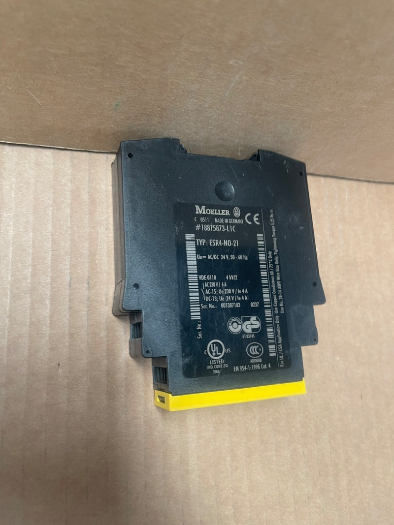 Moeller – ESR4-N0-21 – Safety Relay, 24 V AC/DC, 4 Enabling Contacts