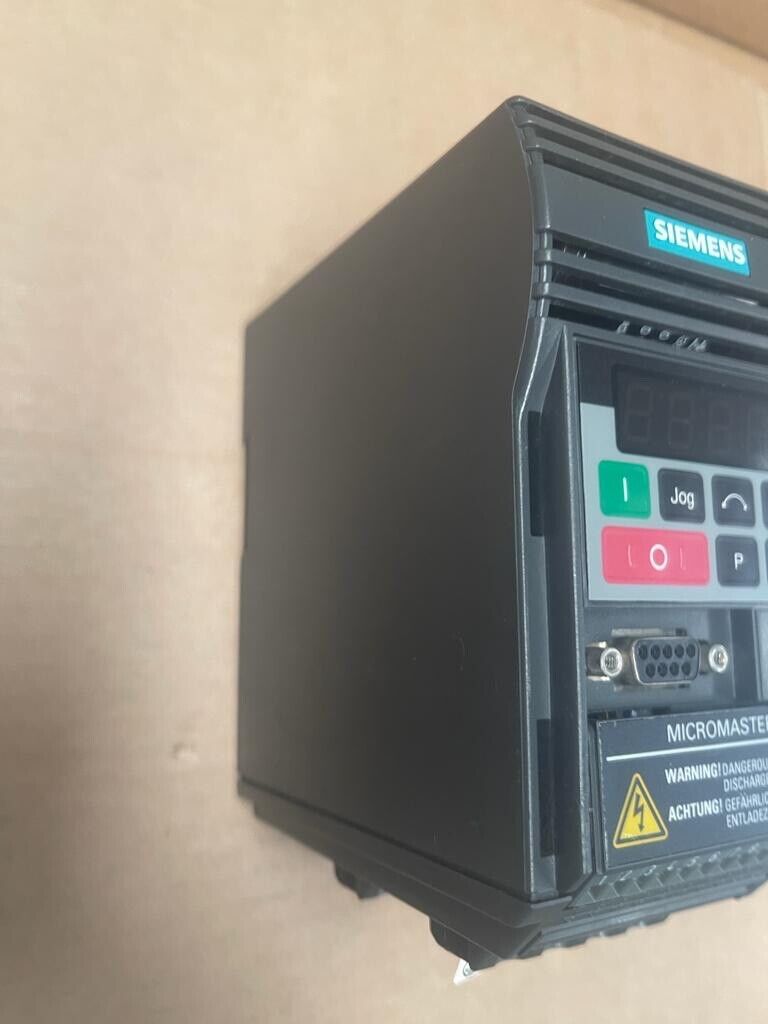 SIEMENS MICROMASTER 6SE9210-7CA40 0.16HP 120W 230V AC Speed Drive