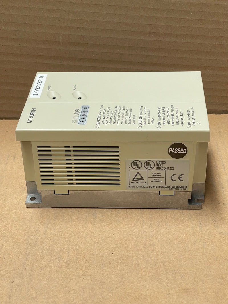 Mitsubishi Electric – FR‑A024‑0.4K – FREQROL‑A024 0.4 kW VFD / AC Drive