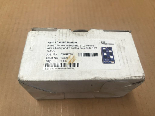 Bihl + Wiedemann BWU2765 Profibus Module AS-i 3.0 4I/4O