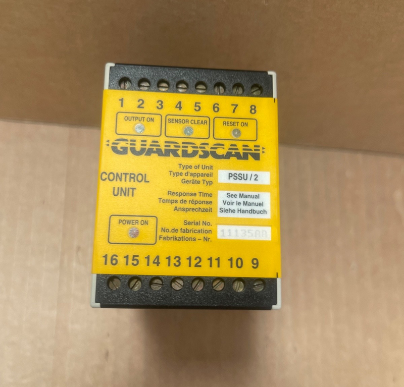 GuardScan – PSSU/2 Safety Control Unit 24 V DC (DIN Mount) — VOLTWERK ...