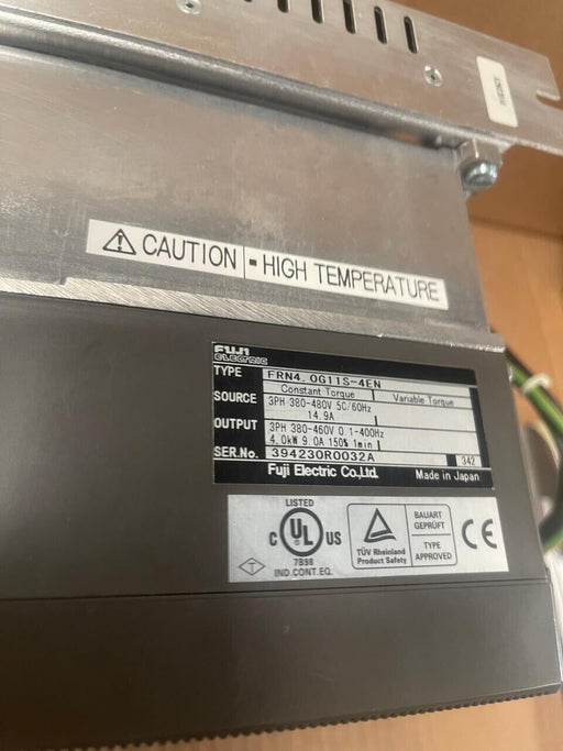 Fuji Electric - FRN4.0G11S-4EN - FRENIC 5000G11 Inverter, 4.0 kW, 3-Phase 400V
