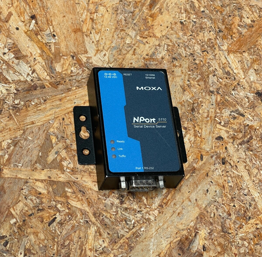 Moxa NPort 5110‑T – 1‑Port RS‑232 Serial‑to‑Ethernet Device Server, 12–48 V DC