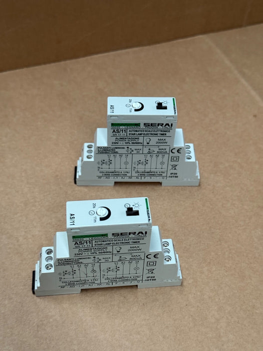 SERAI – AS‑11 / SERAI AS/11 – Staircase Delay Timer Relay for Lighting Control