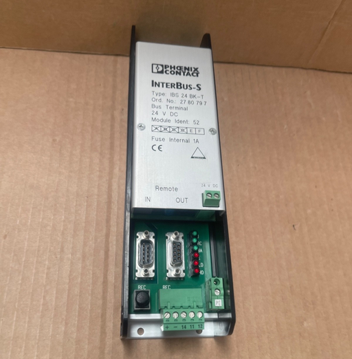 Phoenix Contact – IBS 24 BK-T (2780797) – INTERBUS I/O Bus Coupler Module 24 VDC