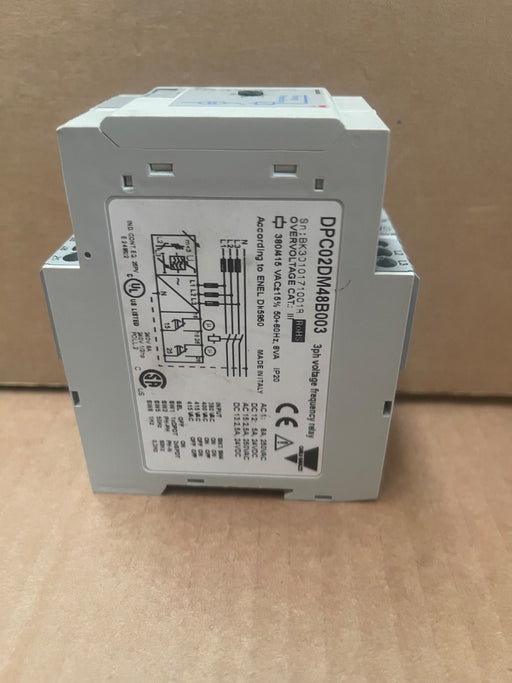 Carlo Gavazzi – DPC02DM48B003 – 3-Phase Voltage/Frequency Monitor Relay