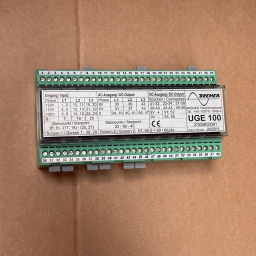 Bremer – UGE 100 – Voltage Detection Module, DIN-Rail, 100–1000 V