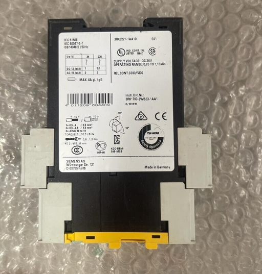 SIEMENS, 3RK3221-1AA10, SIRIUS, Extension module 3RK32 for modular Safety system
