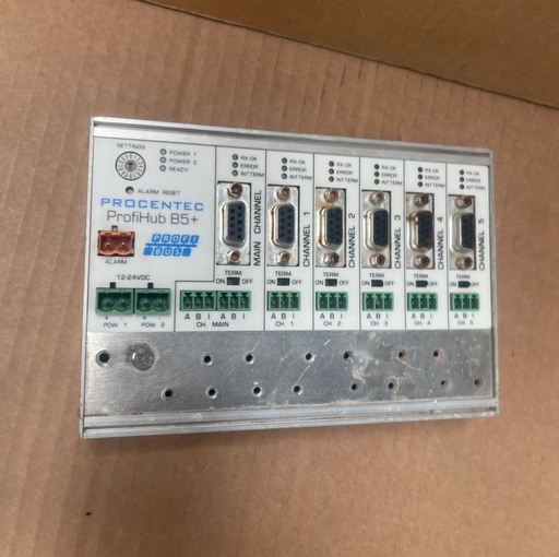 Procentec – ProfiHub B5+ – 5-Channel PROFIBUS DP Repeater / Hub