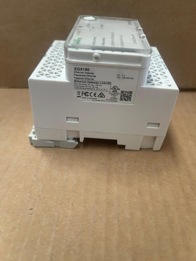 Schneider Electric - EGX150 - Link150 Ethernet Gateway, 2 Ports, 24V DC/PoE