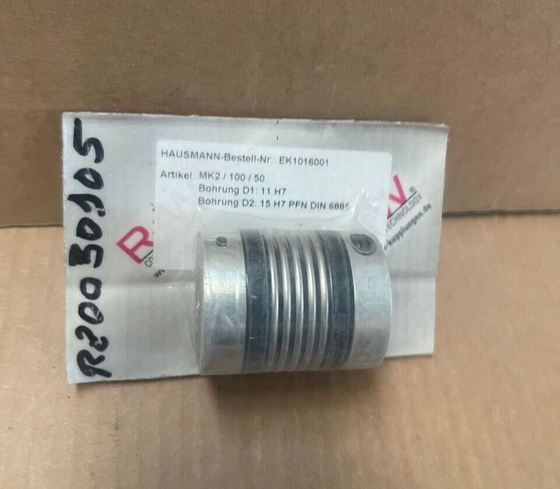 R+W - MK2/100/50 - Miniature Bellows Coupling with Clamping Hub