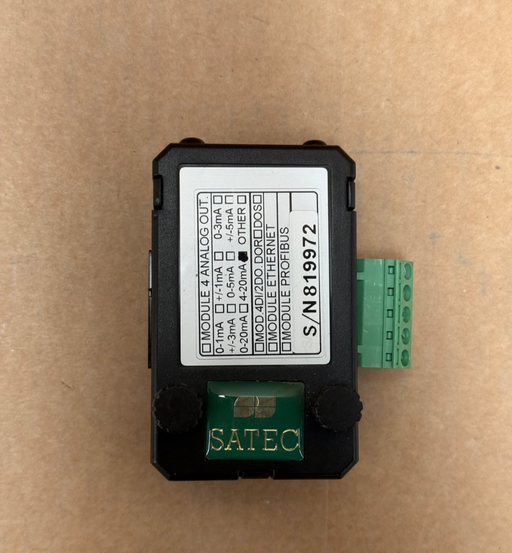 SATEC – Module 4 – Analog Output Module 4–20 mA for PM130/PM135 Power Meters