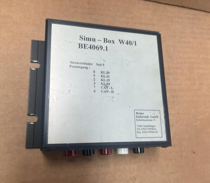 Berger Elektronik SIMU - Box W40/1 BE4069.1 - Steckverbinder