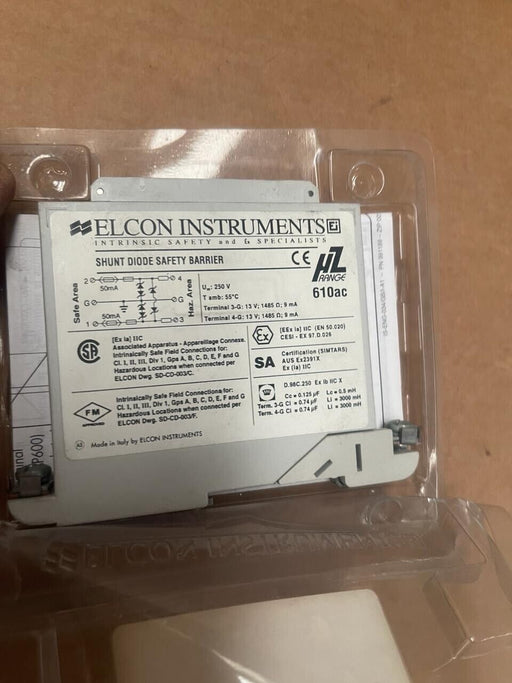 ELCON INSTRUMENTS SHUNT DIODE SAFETY BARRIER